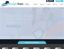 Tablet Screenshot of freighttrain.com